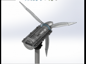 wind turbine 3D-Modell