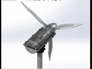 wind turbine 3D Model