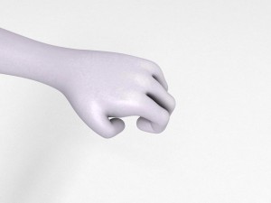 rigged alien character Modèle 3D