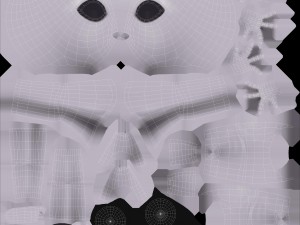 rigged alien character Modèle 3D