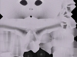 rigged alien character 3D Model