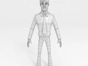 office man character 3D Model