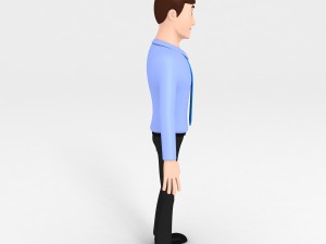 office man character 3D मॉडल