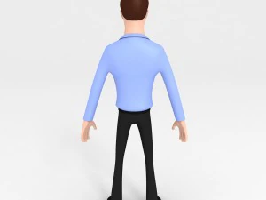 office man character 3D Model