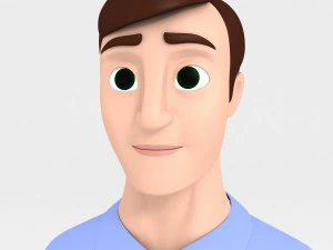 office man character 3D Model