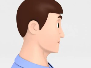 office man character 3D Model