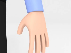 office man character 3D Model