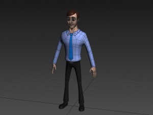 office man character 3D मॉडल