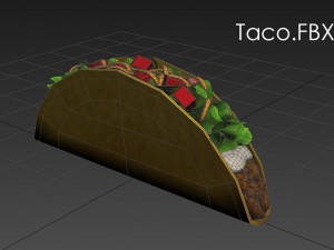 taco 3D Model
