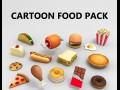 cartoon food pack 3D Модель