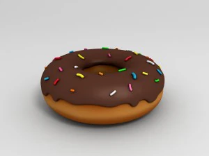 cartoon food pack 3D Model