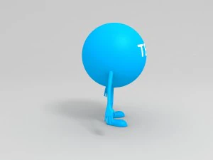 rigged ball man 3D Model