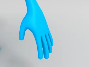 rigged ball man 3D Model