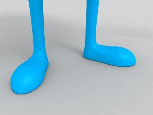 rigged ball man 3D Model