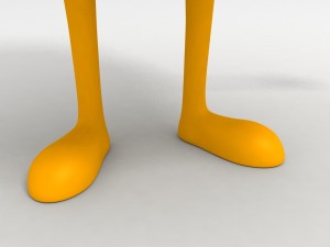 rigged box man 3D Model