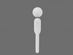 rigged simple stick man Modelo 3D