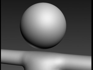 rigged simple stick man Modelo 3D