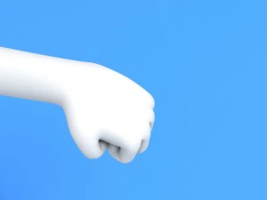 rigged stick man 3D Model