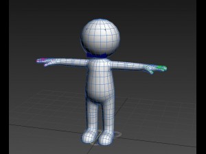 rigged stick man 3D मॉडल