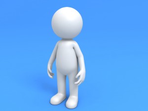 rigged stick man 3D मॉडल