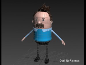 family character pack 3D Модель