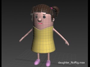 family character pack 3D Модель