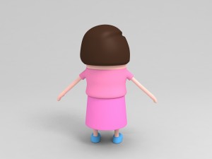 family character pack 3D Модель