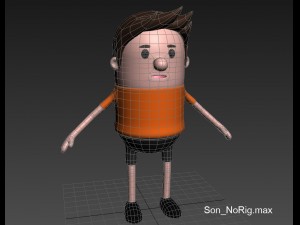 family character pack 3D Модель