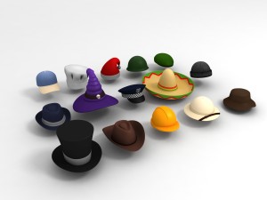 hat pack Modello 3D