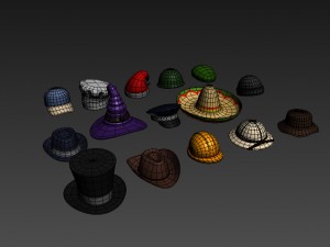 hat pack Modello 3D