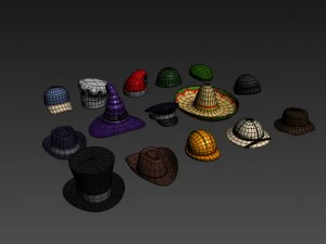 hat pack 3D Model