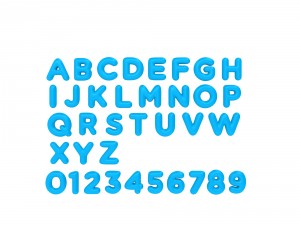 cartoon font 3D मॉडल