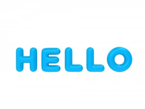 cartoon font Modello 3D
