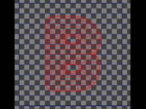 만화 글꼴 3D 모델