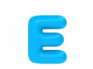 만화 글꼴 3D 모델