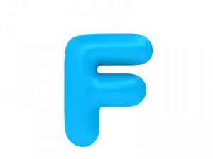 만화 글꼴 3D 모델