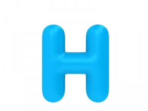 만화 글꼴 3D 모델