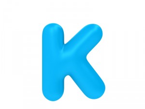 cartoon font Modello 3D