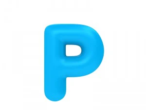 만화 글꼴 3D 모델