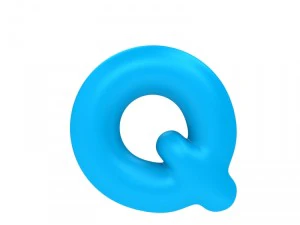 만화 글꼴 3D 모델