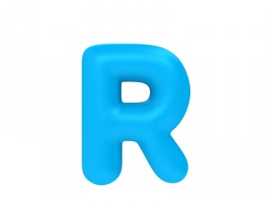 cartoon font Modello 3D