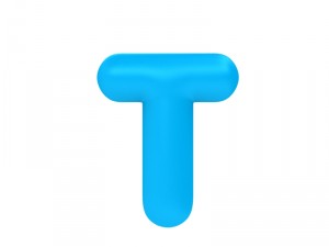 cartoon font Modello 3D
