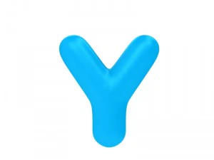 만화 글꼴 3D 모델