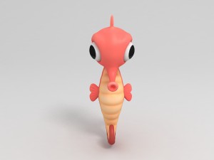 seahorse 3D 모델