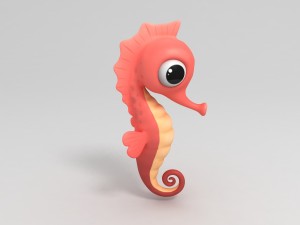 seahorse 3D 모델