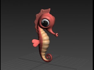 seahorse 3D 모델