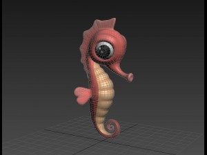 seahorse 3D 모델