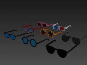 glasses pack Modelo 3D