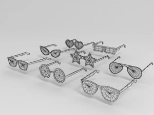 glasses pack 3D Model
