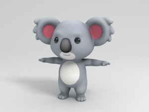 koala 3D मॉडल